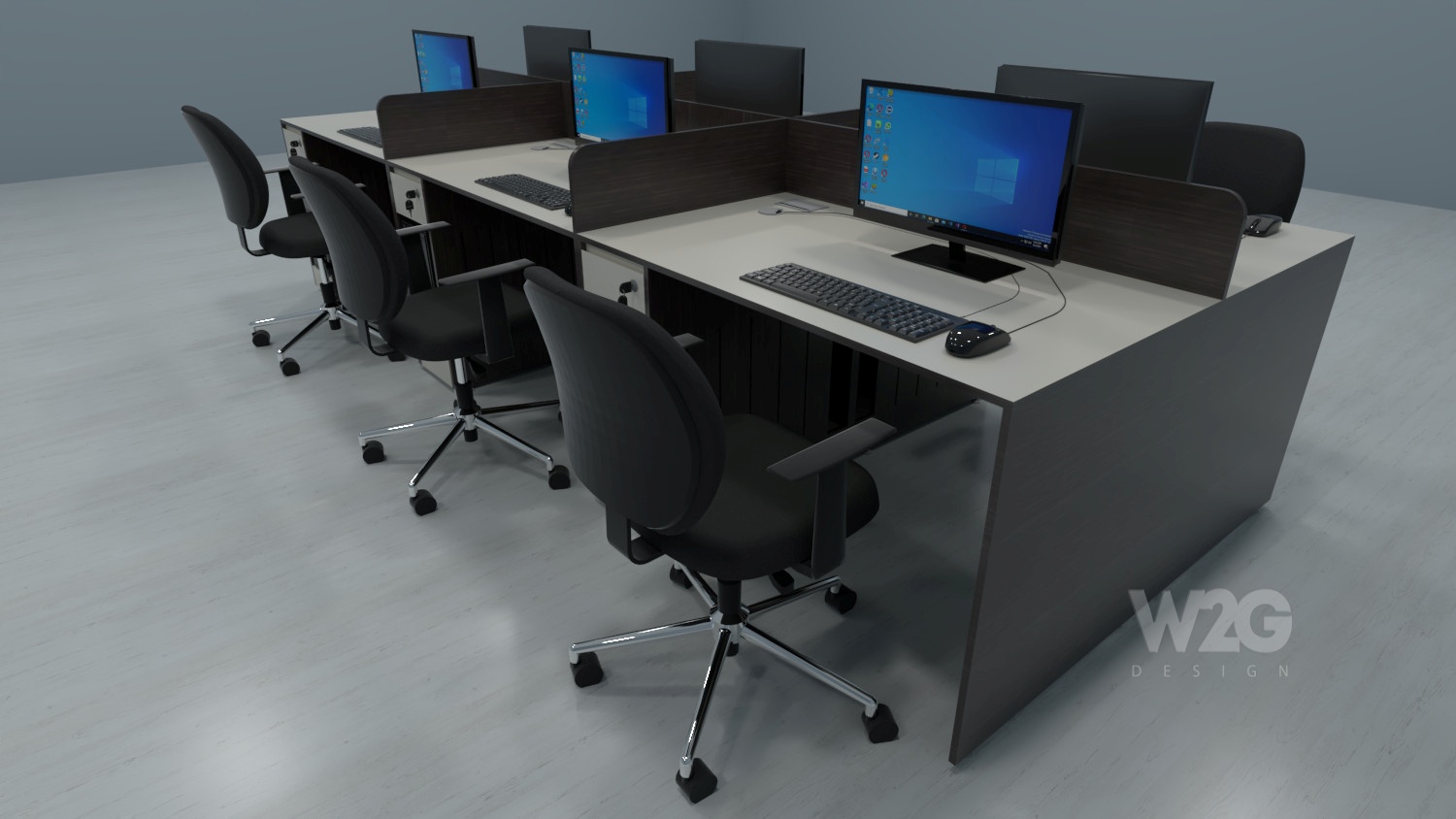 Estação de Trabalho 6 Posições